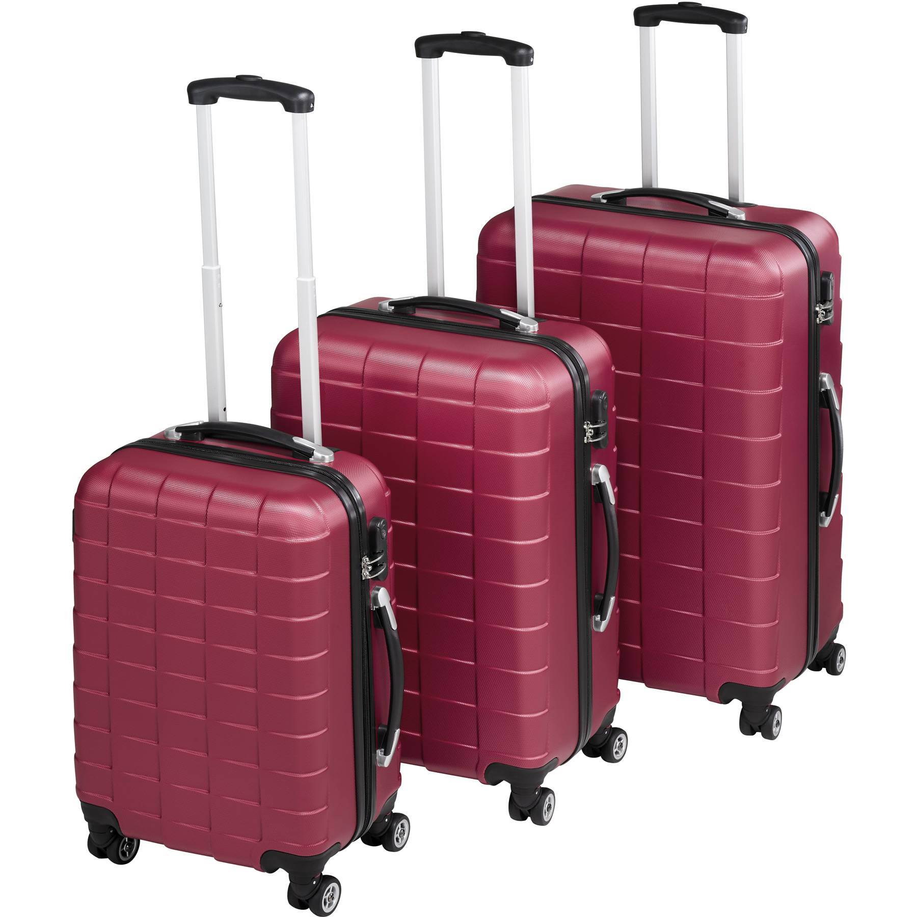 Trolley Set 3-tlg. aus Hartschale von tectake