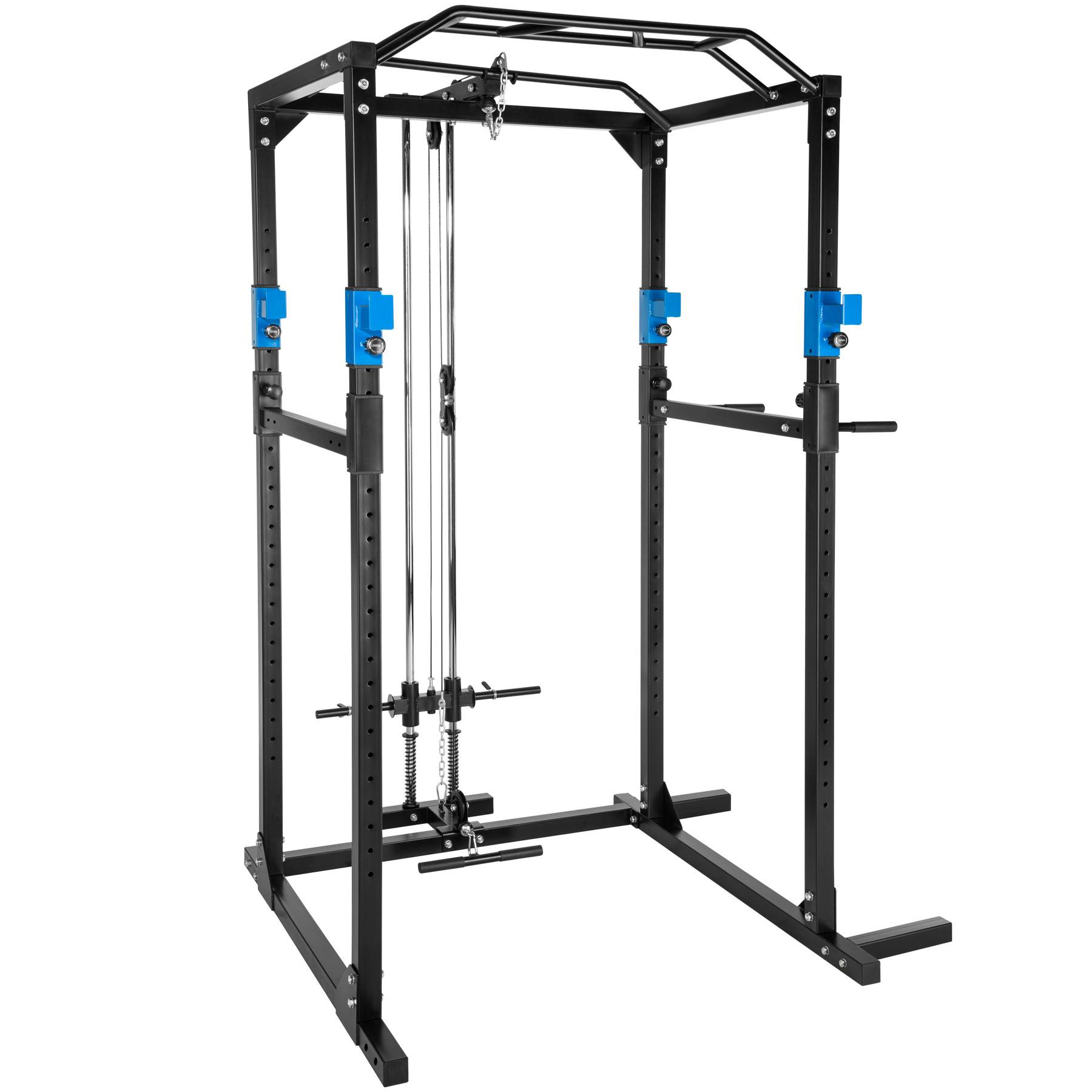 Station De Musculation Multifonction à Domicile - Barre De Traction Et Système De Tirage Jusqu'à 50 Kg - Équipement Fitness Maison