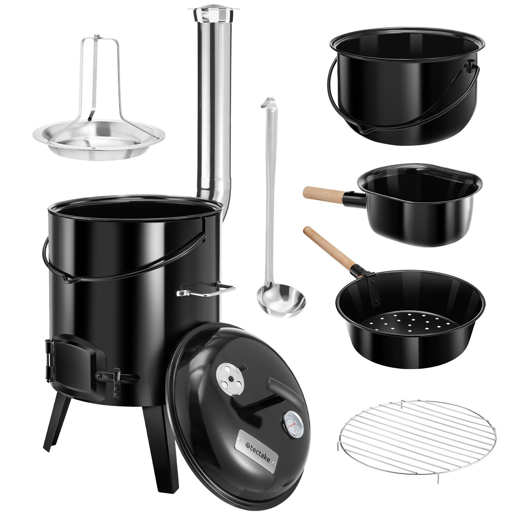 HaWare - Set di 2 griglie di raffreddamento in acciaio inox spesse per arrostire grigliare asciugare, 38,7 x 28,3 x 1,5 cm, per cuocere torte, carne HaWare - Set di 2 griglie di raffreddamento in acciaio inox spesse per arrostire grigliare asciugare, 38,7 x 28,3 x 1,5 cm, per cuocere torte, carne