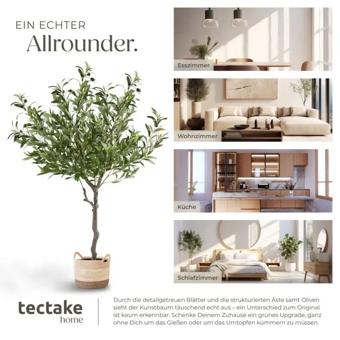 Knstlicher Olivenbaum Oleand online kaufen | tectake