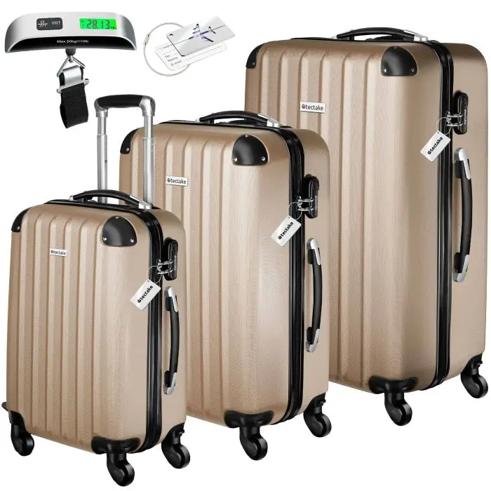 Ensemble de 3 valises TALIA