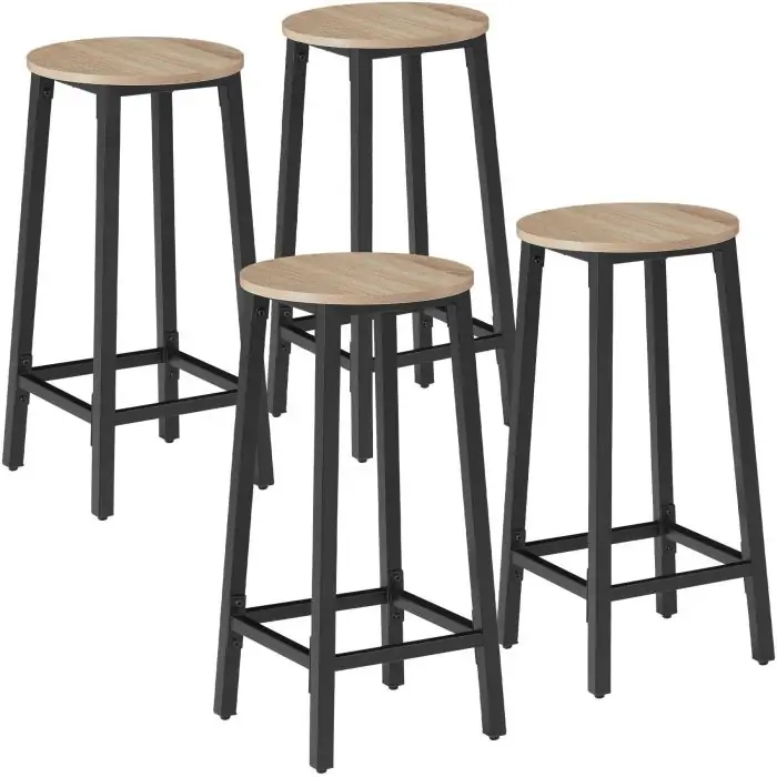 Lot de tabourets de bar CORBY