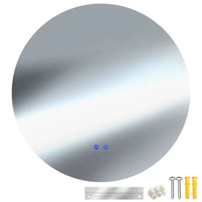 Specchio da bagno a LED rotondo Aurora