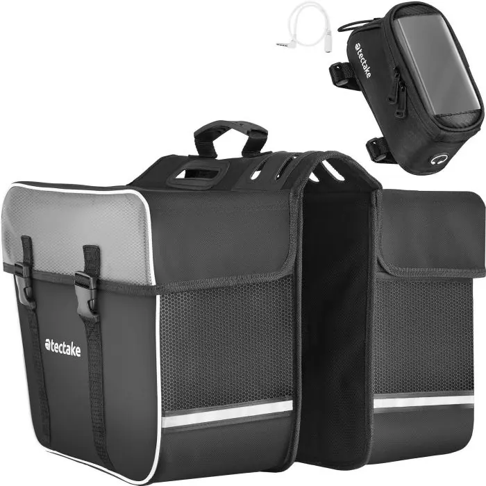 Set borsa da bicicletta Georg e borsa da telaio per bicicletta