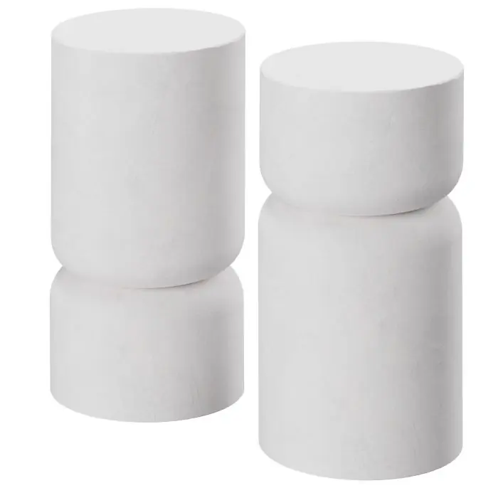 Lot de 2 tables d'appoint AMINE