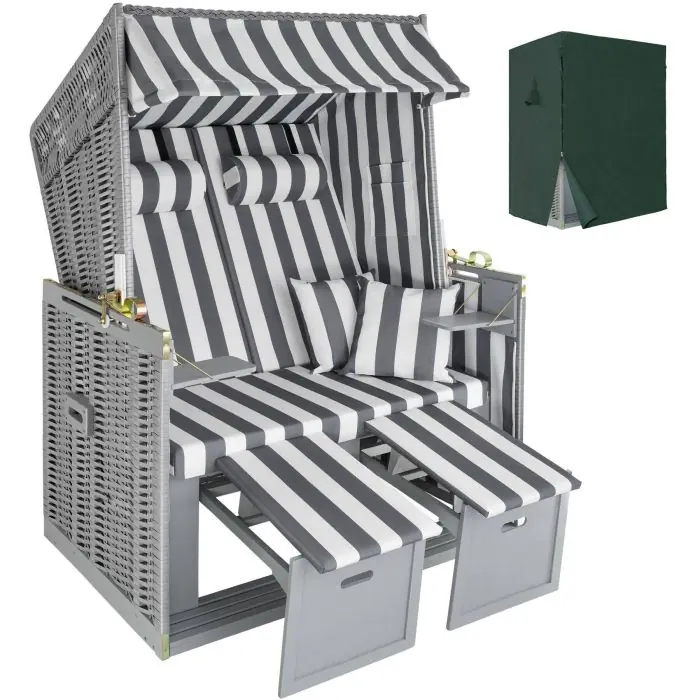 Corbeille de plage avec housse de protection SYLT