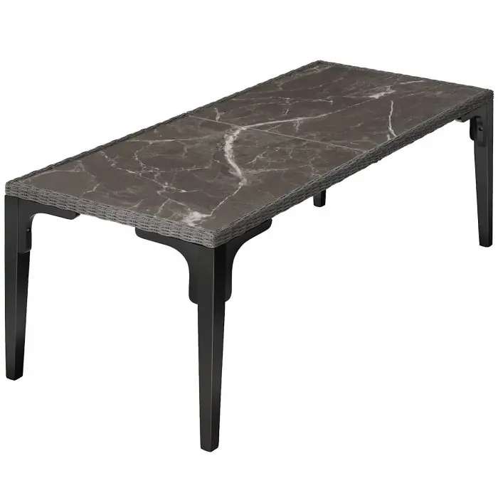 Table en rotin FOGGIA