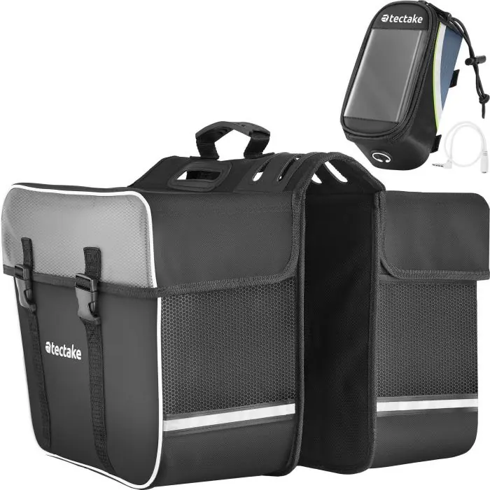 Set borsa da bicicletta Georg e borsa da telaio per bicicletta