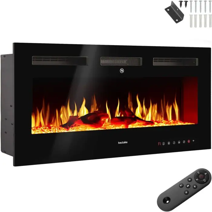 Caminetto elettrico da parete Luci