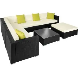 Rattan Lounge mit Aluminiumgestell Marbella