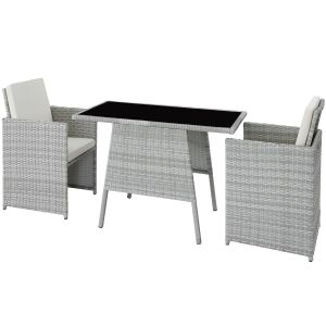 Rattan Sitzgruppe Lausanne 2+1