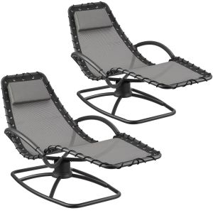 Gartenliege Toulon, ergonomisch, Schwingfunktion