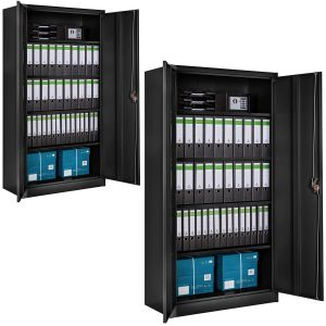 Set Aktenschrank mit 5 B&ouml;den 180x90x40cm