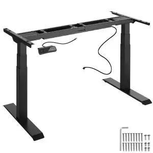 Tischgestell elektrisch h&ouml;henverstellbar Memory-Funkt. extra breit 110-190x68x58-123cm