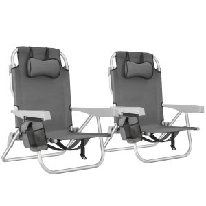 Aluminium Strandstuhl Coral, klappbar mit Rucksackfunktion