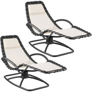 Gartenliege Toulon, ergonomisch, Schwingfunktion