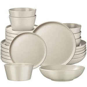 Set da tavola Una, in terracotta, per 6 persone