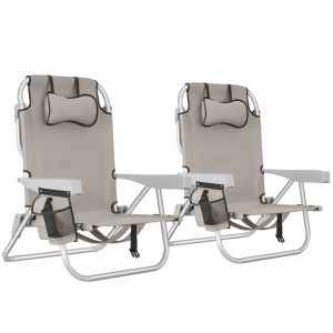 Aluminium Strandstuhl Coral, klappbar mit Rucksackfunktion