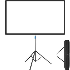 Beamer-Leinwand Cinema mit klappbarem Stativ, 16:9, 4K, HD