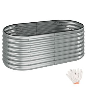 Hochbeet Flormma, 603l, verzinkt, 160x80x60cm