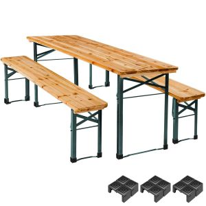Set da esterno Sissi, 3 pezzi, pieghevole